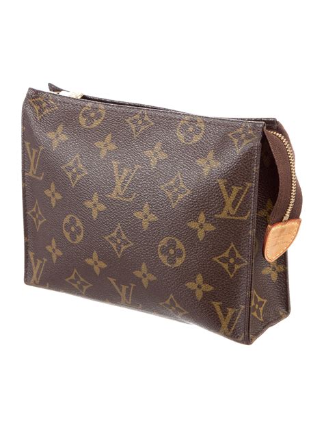 Louis Vuitton Toiletry Pouch 19 Monogram Brown 